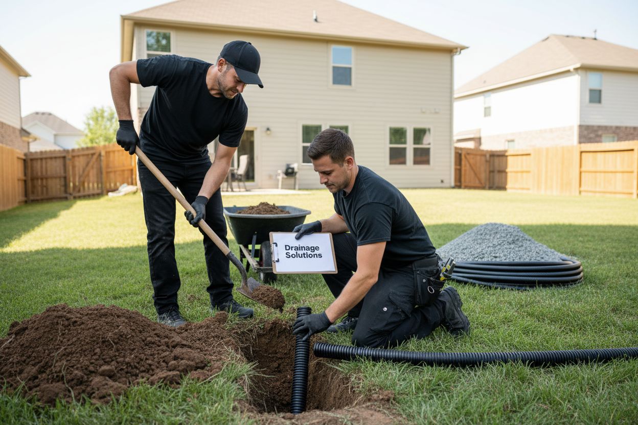 installing French drain