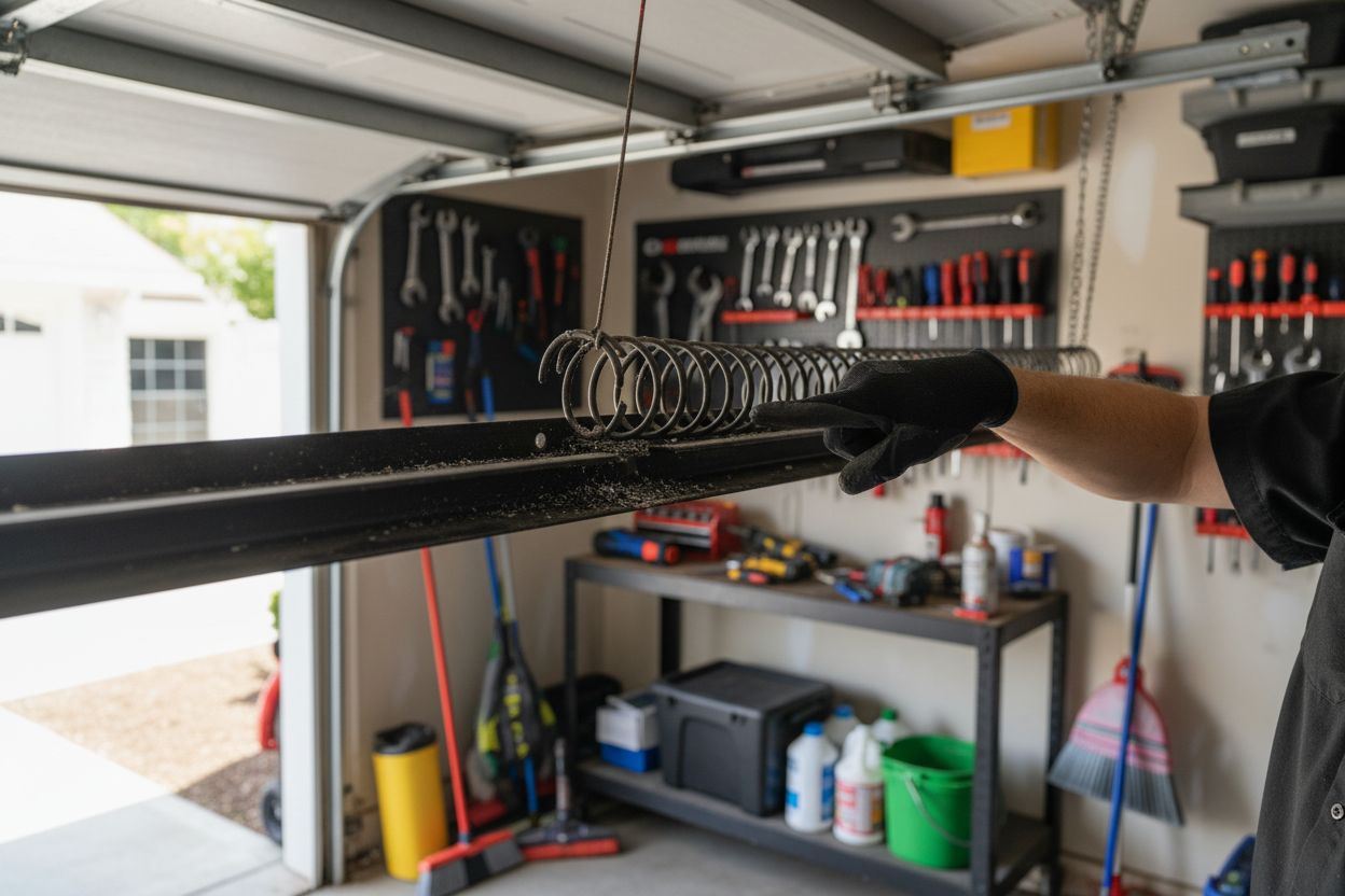 broken garage spring