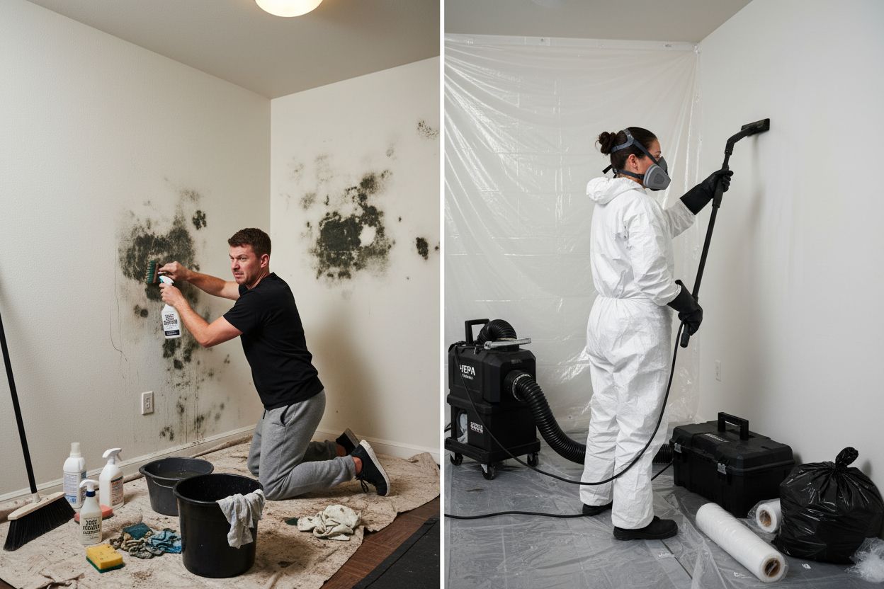 diy vs professional mold