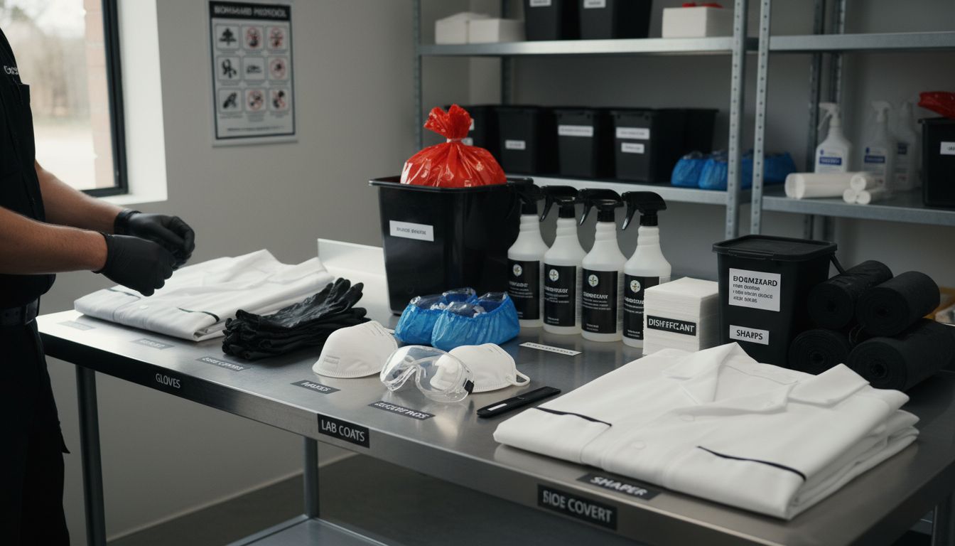 biohazard cleanup supplies