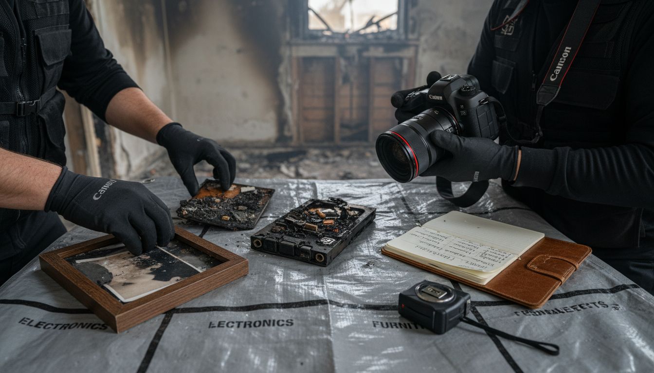 fire damage documentation