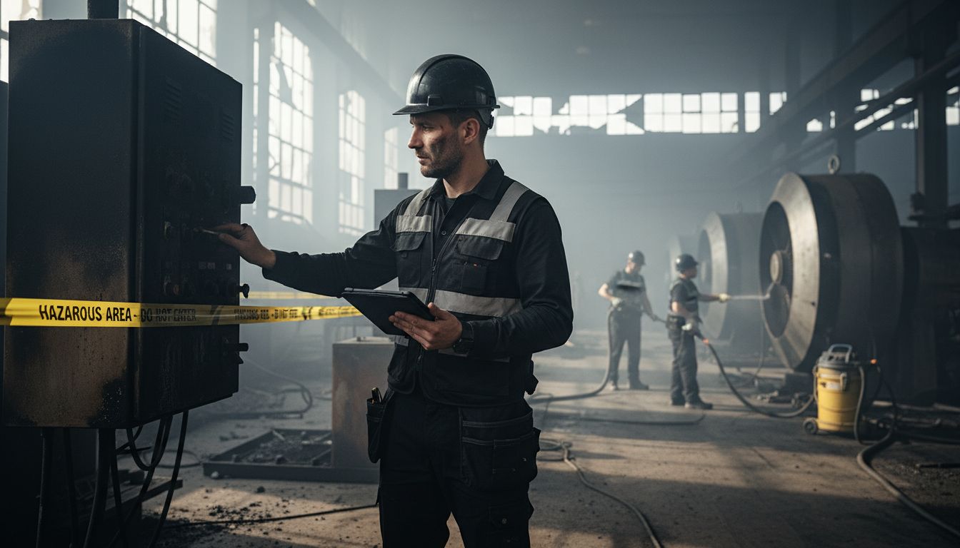 industrial fire remediation