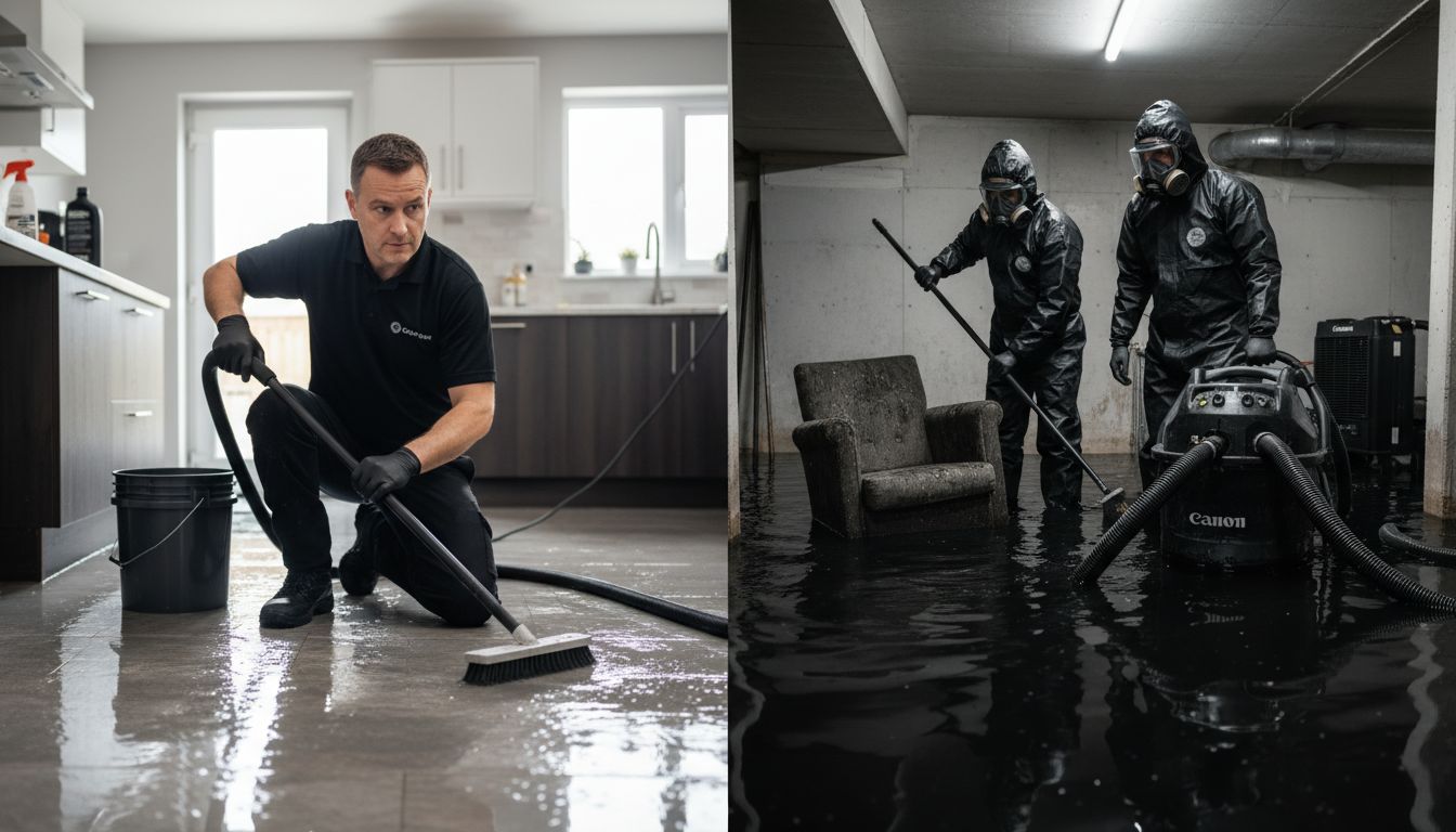 water damage comparison