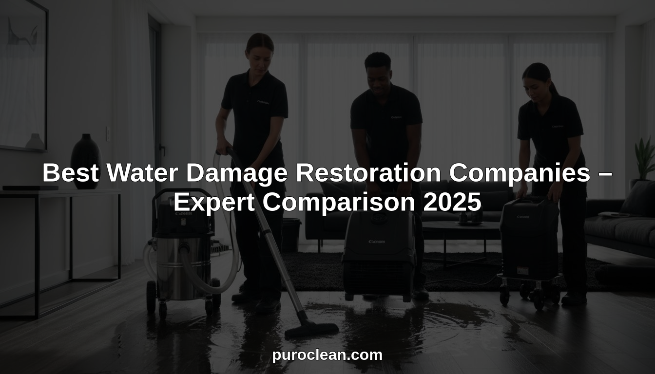 Best Water Damage Restoration Companies – Expert Comparison 2025