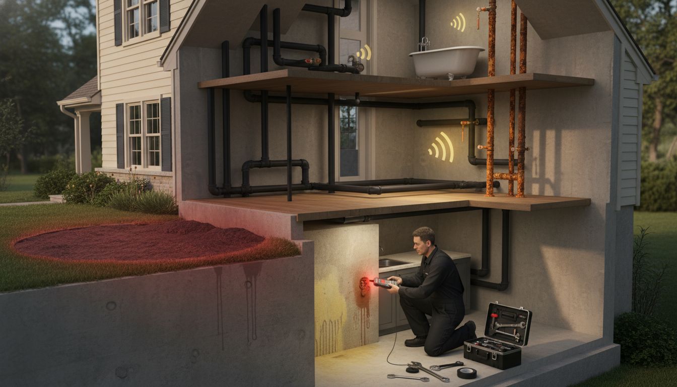 residential plumbing warning signs