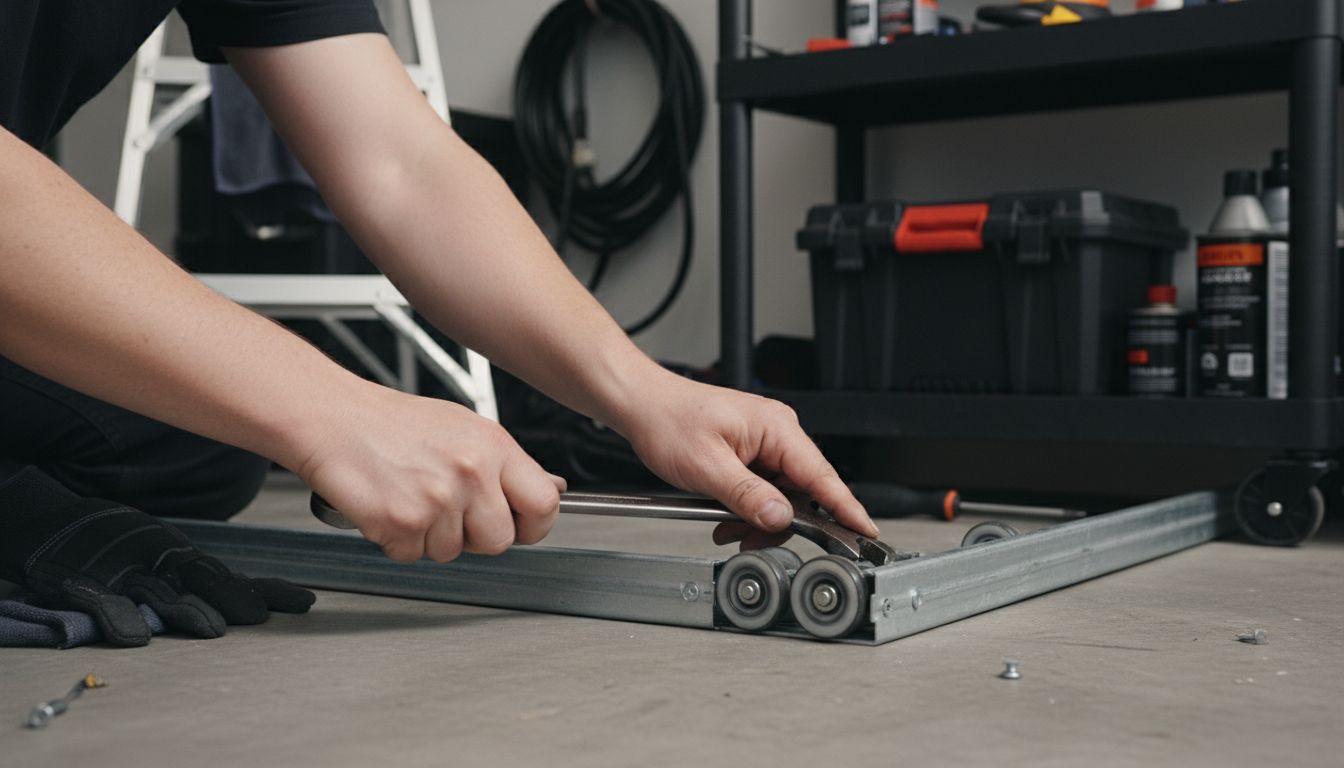 garage door track repair