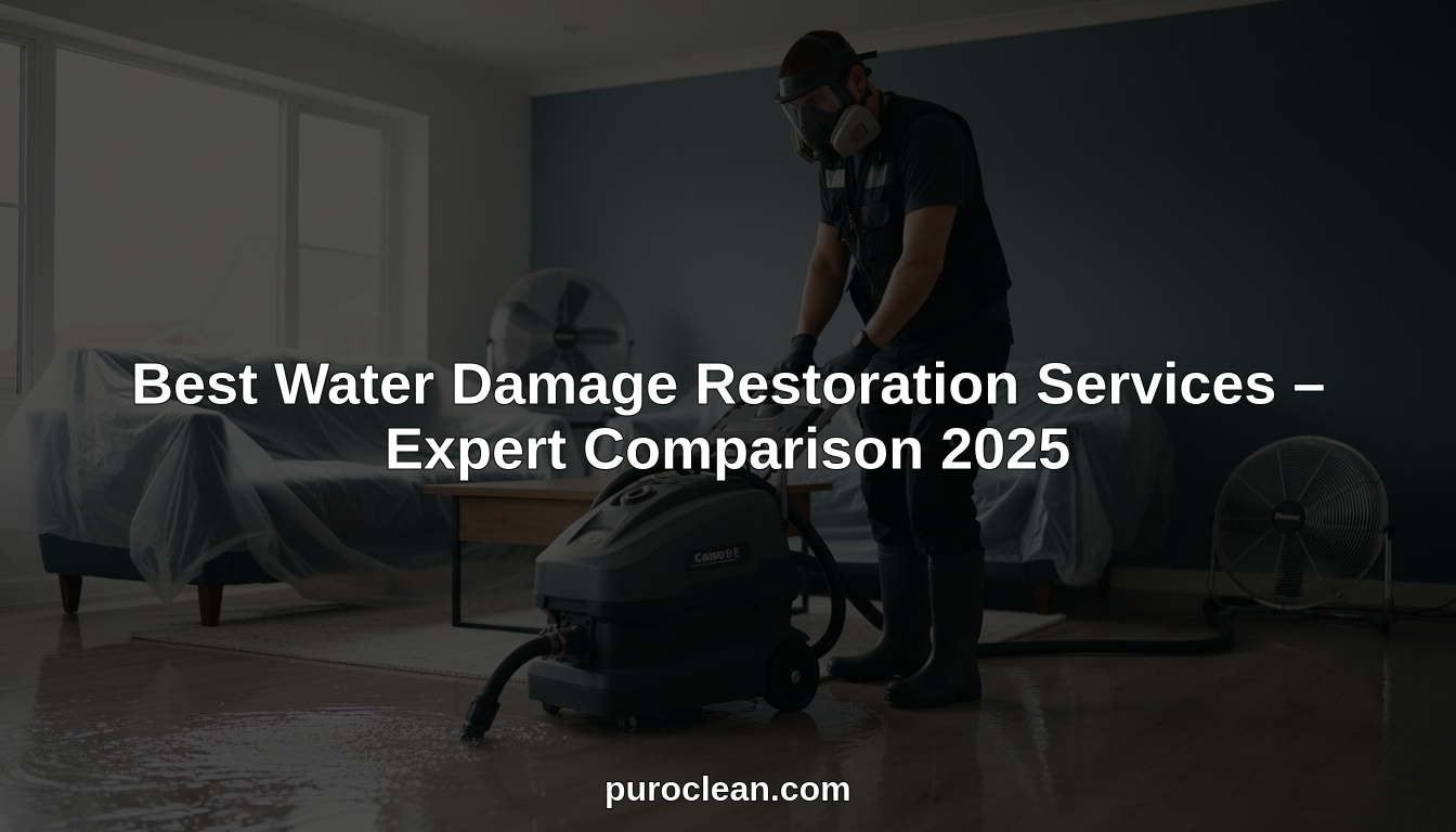 Best Water Damage Restoration Services – Expert Comparison 2025