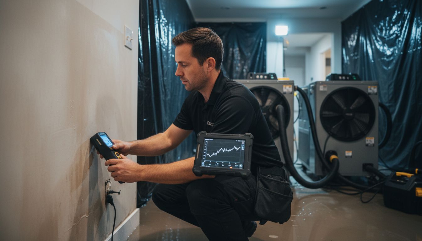 moisture detection restoration