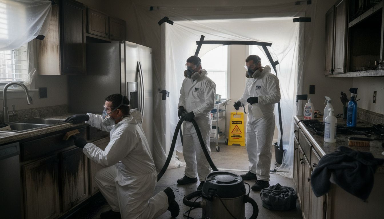 smoke damage cleaning