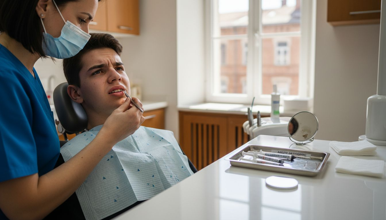 Aplicarea aparatului dentar