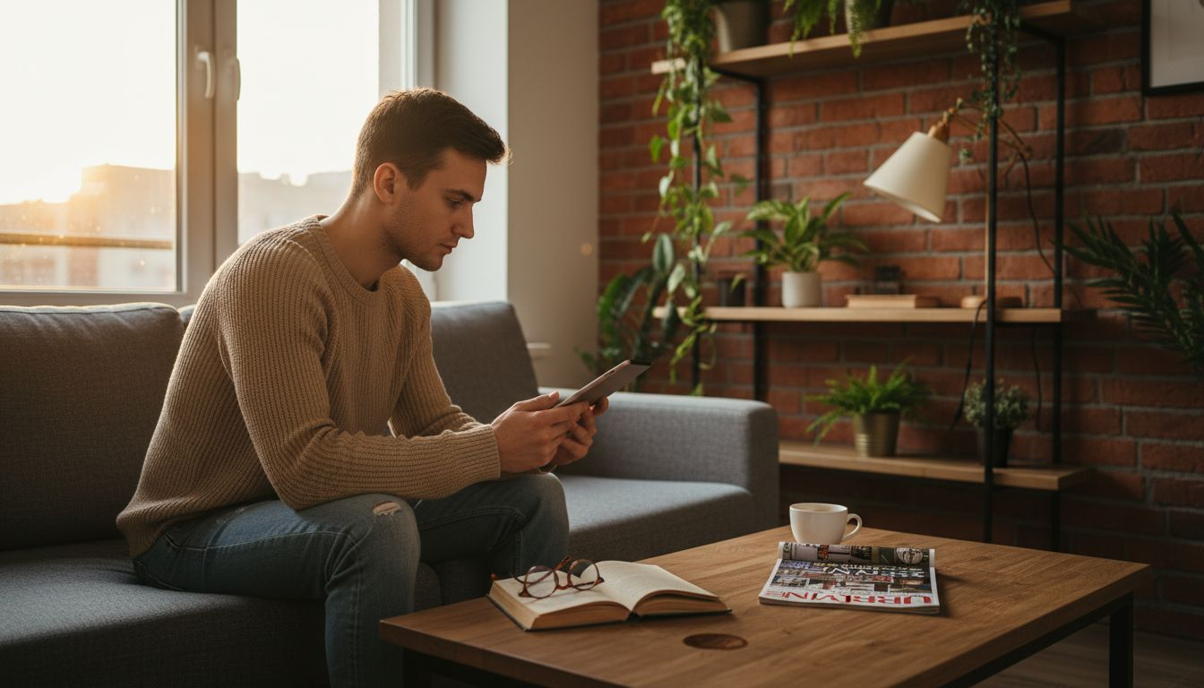 Living modern, amenajat cu atenție la detalii și animat de prezența unui locatar