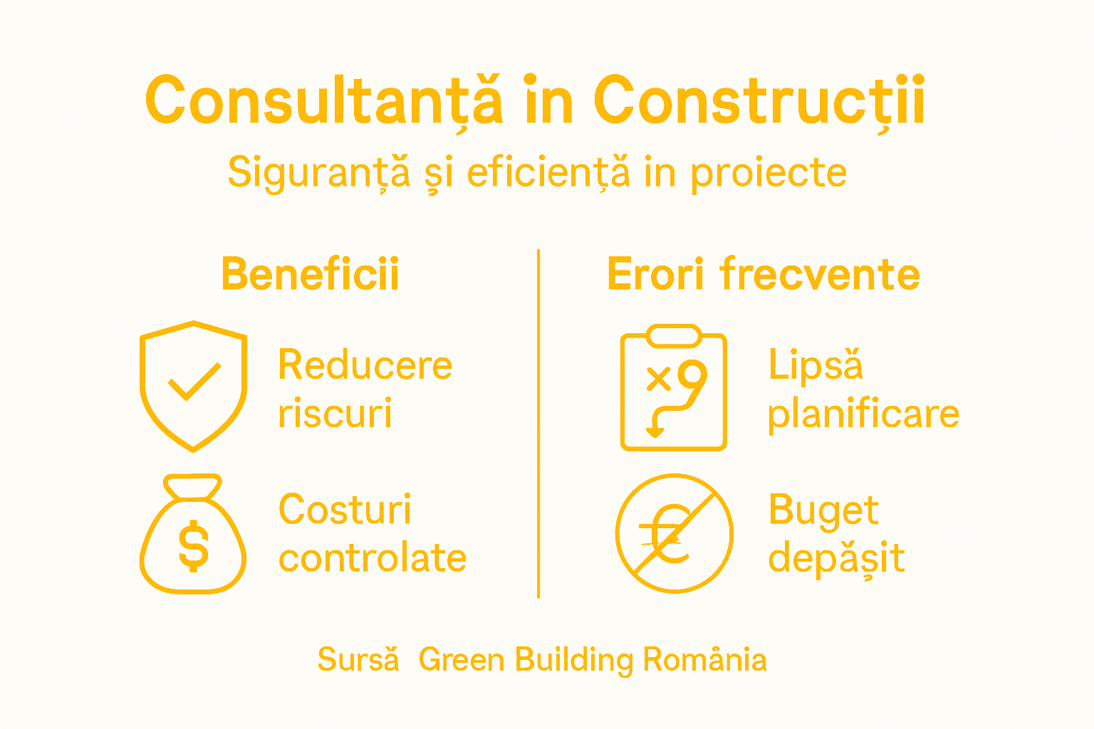 Infografic: Cum asigurăm siguranța și eficiența în serviciile de consultanță pentru construcții