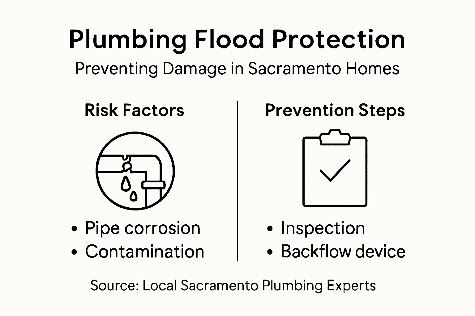 Infographic showing flood protection strategies