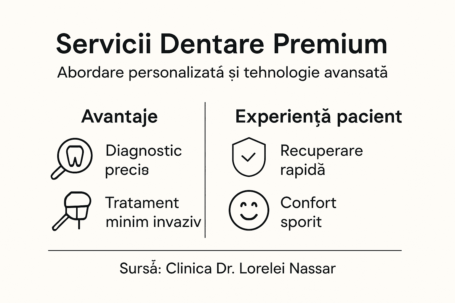 Descoperă într-un infografic avantajele serviciilor stomatologice de top
