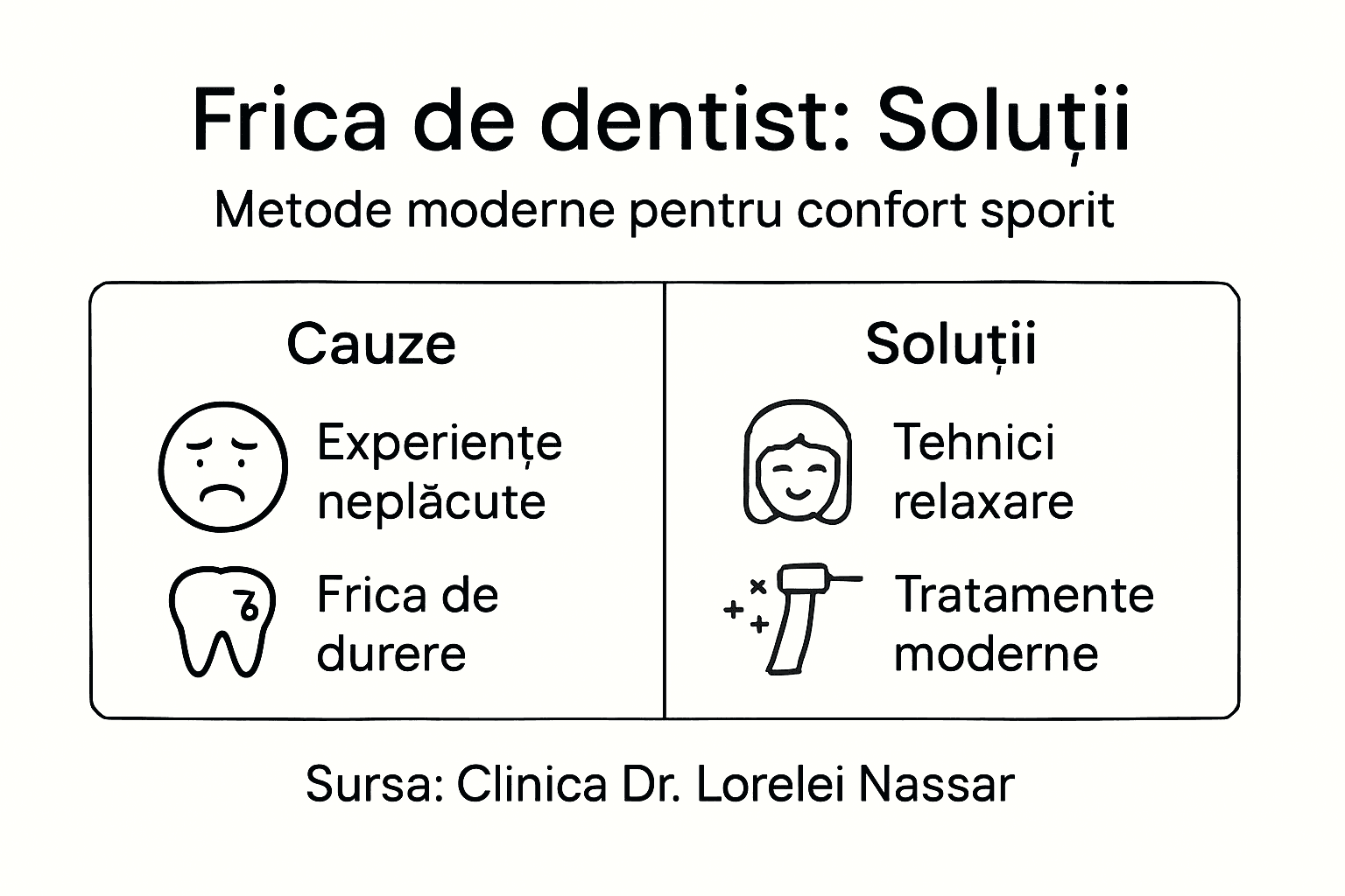 Infografic: Cum să-ți învingi teama de stomatolog