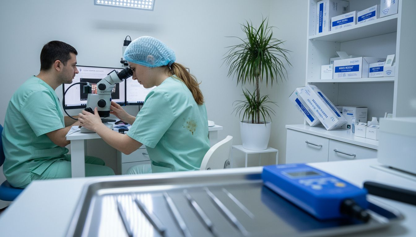 Spațiu modern, special amenajat pentru tratamente endodontice