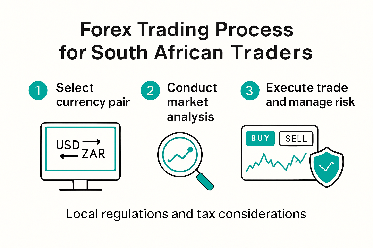 Step-by-step forex trading process South Africa