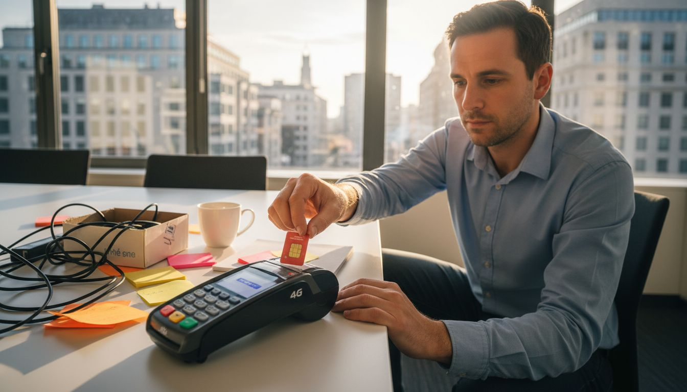 Mise en place d’un terminal de paiement 4G sur votre espace de travail