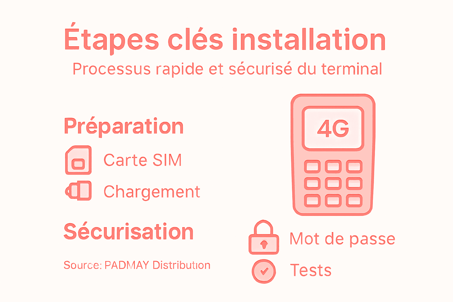 Les différentes étapes pour installer le paiement 4G en un clin d’œil