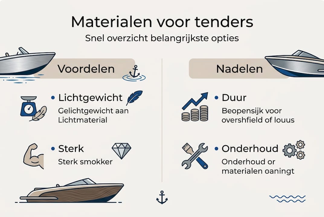 Infographic: de voor- en nadelen van verschillende soorten zachte materialen