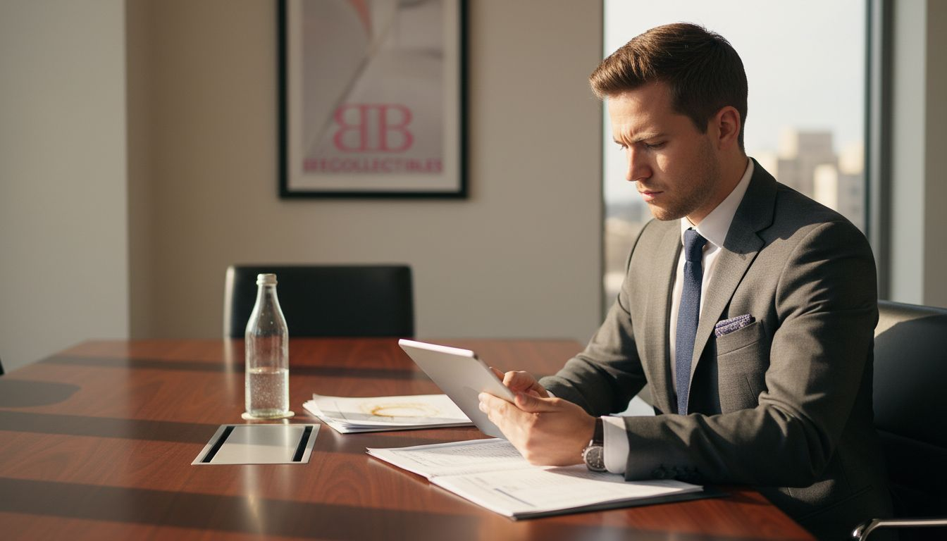 Statement piece in corporate meeting attire