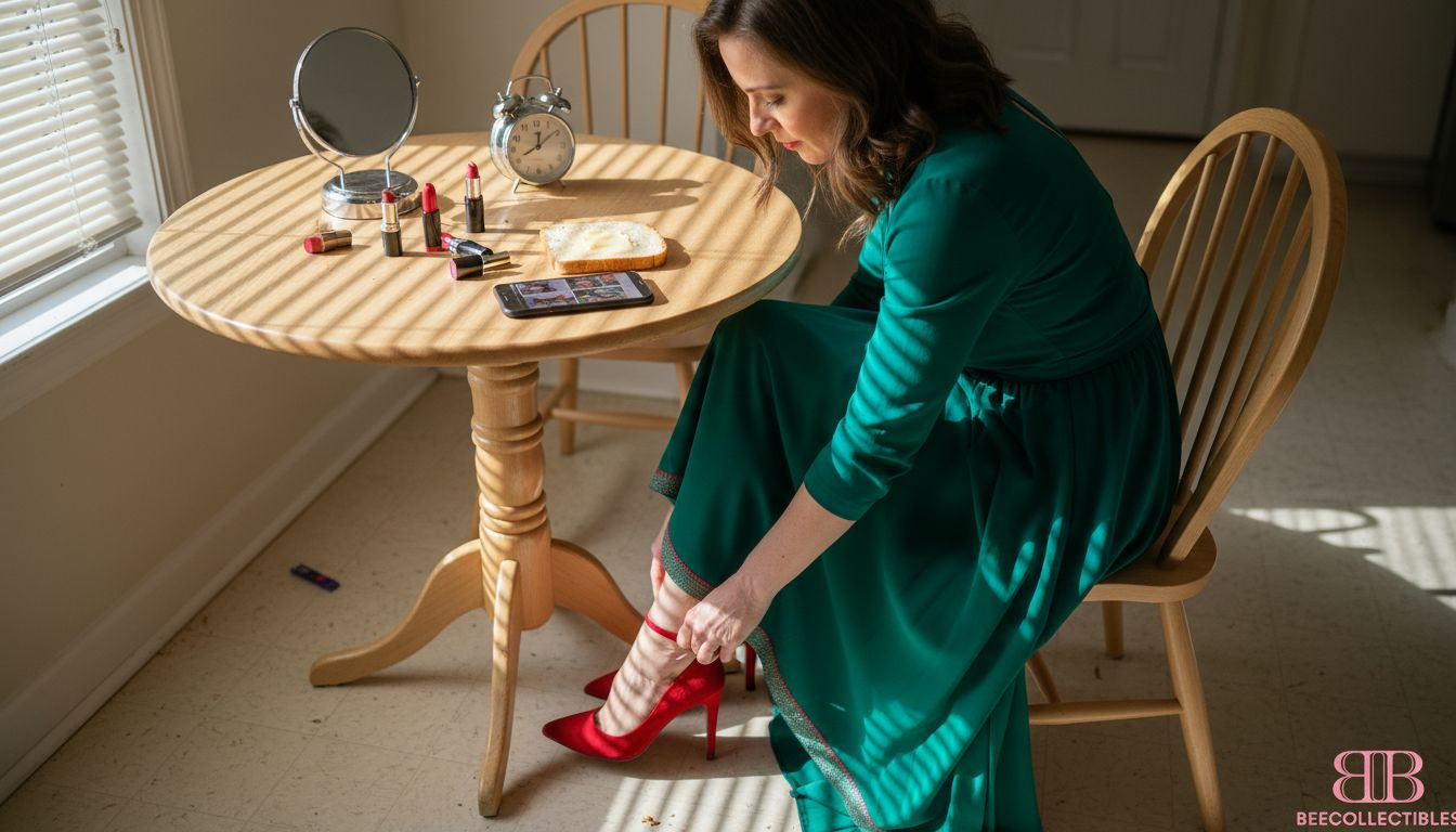 Role of Color in Fashion: Transforming Event Style 2 Woman coordinating dress and accessories