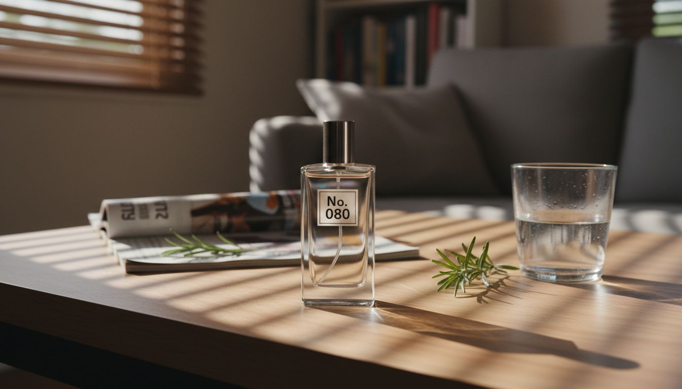 Chogan No. 080 bottle in home setting
