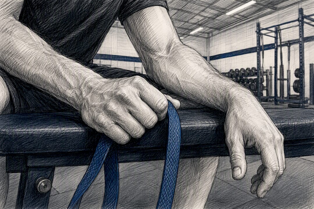 Athlete hands showing grip strength difference