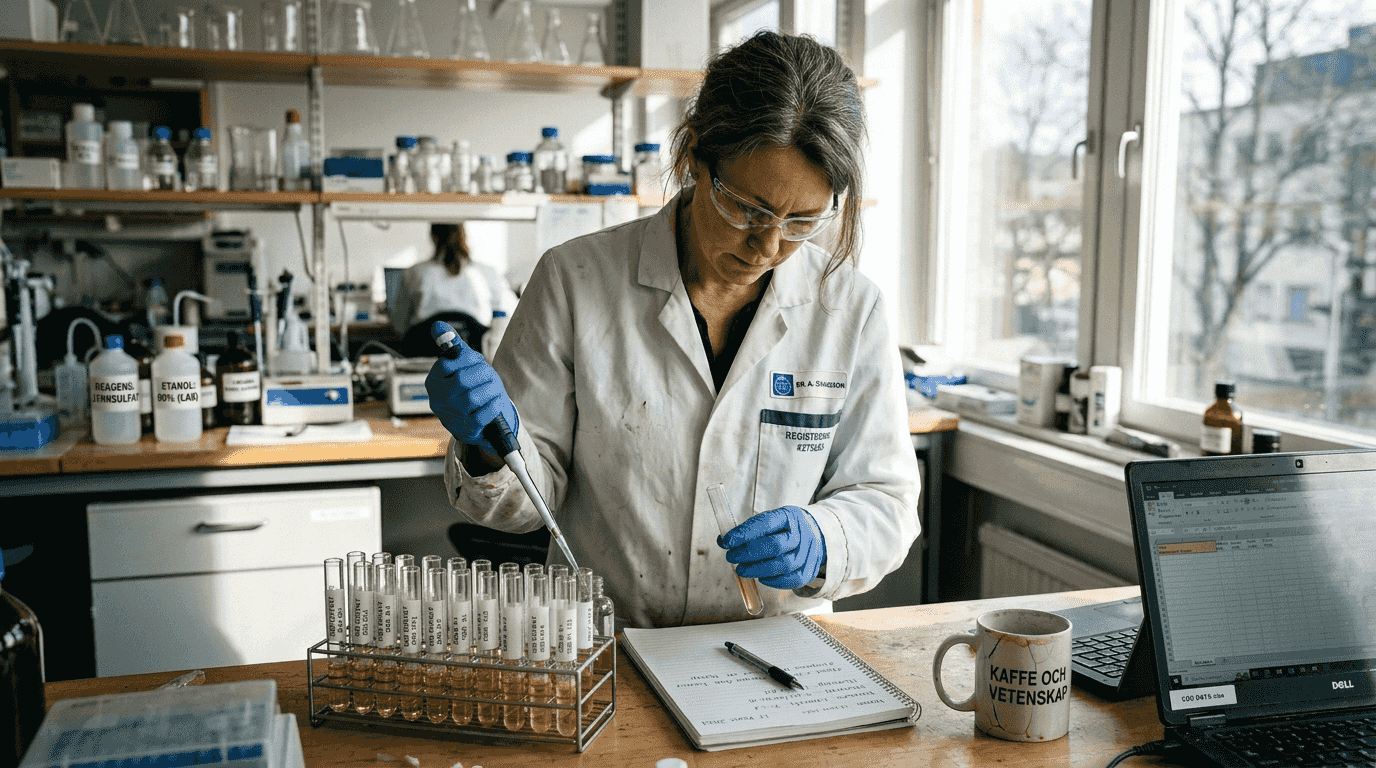 Forskare undersöker CBG-extrakt och sammanställer sina observationer