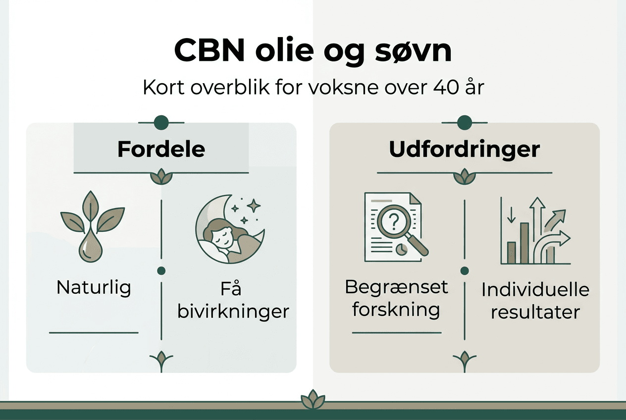 Infografik: Sådan kan CBN-olie hjælpe dig med at sove bedre efter de 40