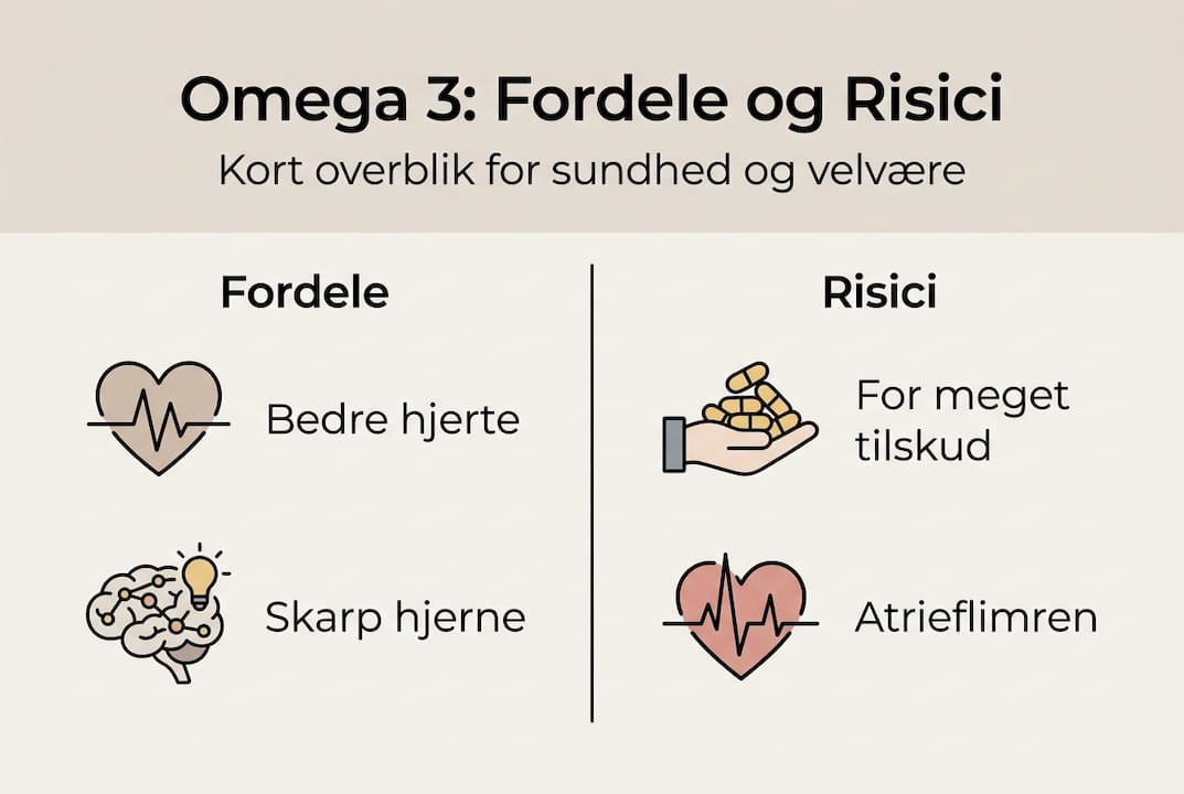 Oversigt: Fordele og mulige ulemper ved omega-3