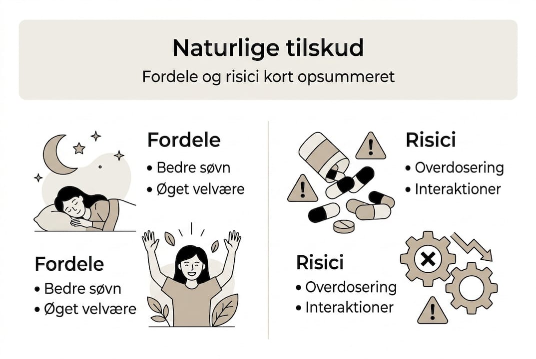 Oversigt: Fordele og ulemper ved naturlige kosttilskud