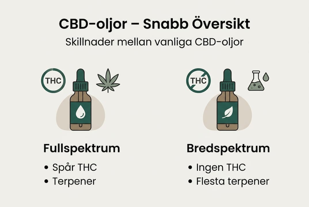Översikt: Så skiljer sig olika typer av CBD