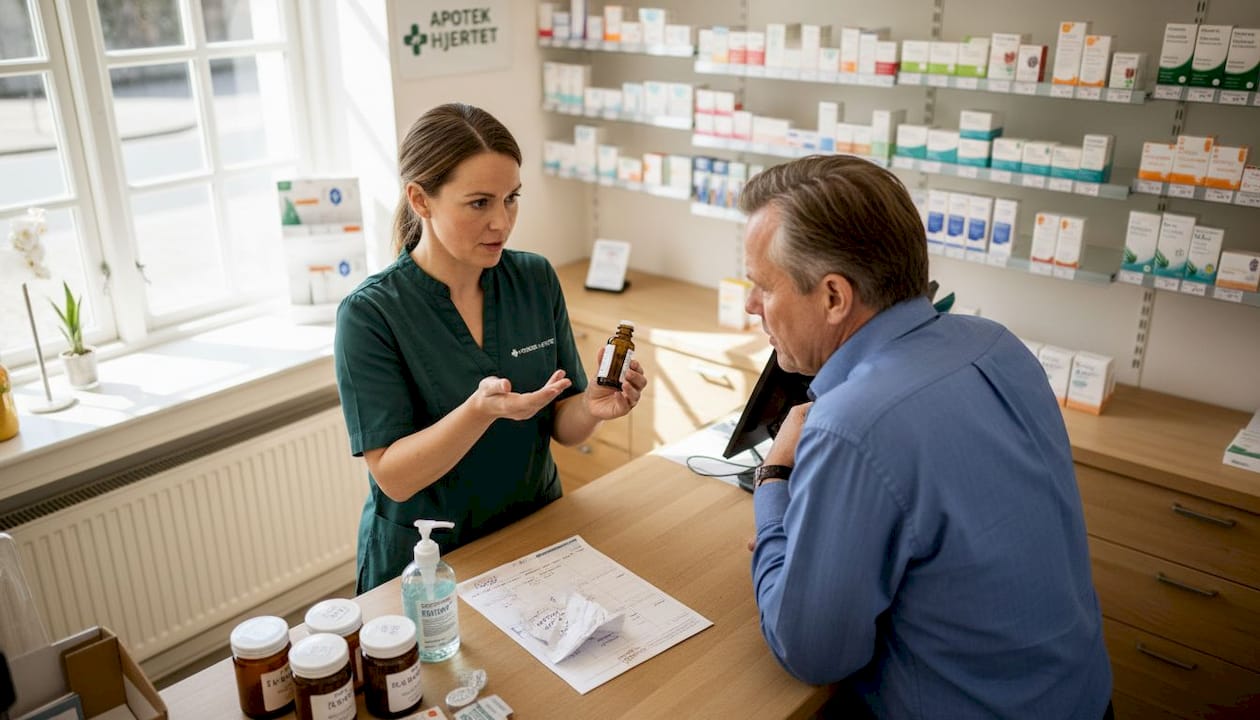På apoteket kan du få vejledning om CBD-olie fra en farmaceut, der kan hjælpe med at besvare dine spørgsmål og give dig gode råd om brugen.
