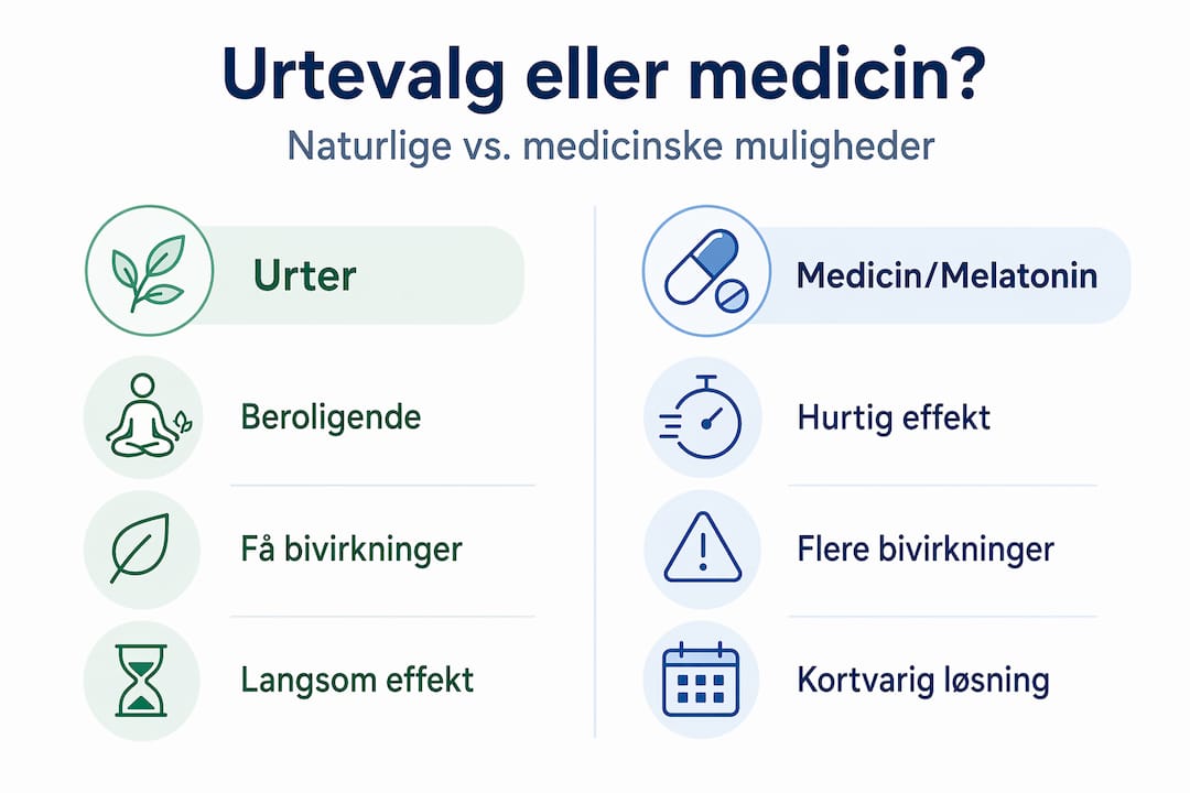 Oversigt: Sådan klarer urter sig mod medicin til bedre søvn