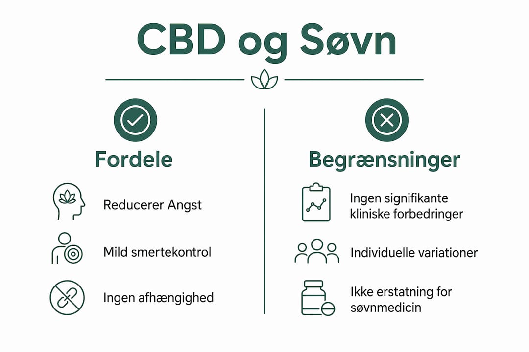 Oversigt: Fordele og udfordringer ved at bruge CBD i forhold til søvn