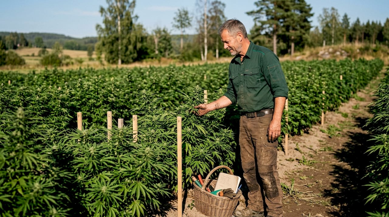 En helhetsbild av ekologisk utomhusodling av cannabis