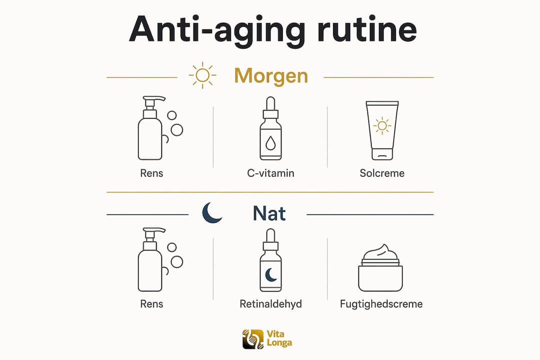 Oversigt: Sådan plejer du din hud trin for trin – din daglige anti-age rutine
