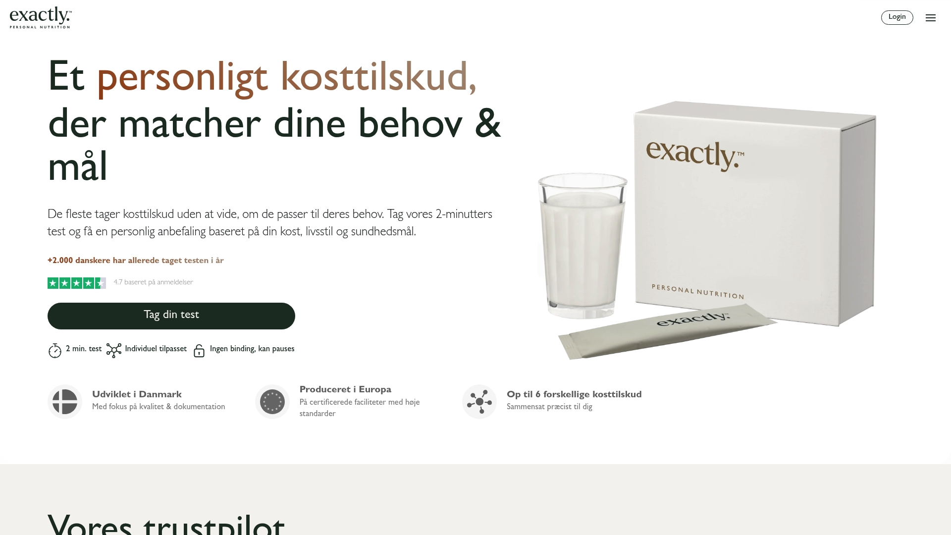 https://exactlynutrition.dk