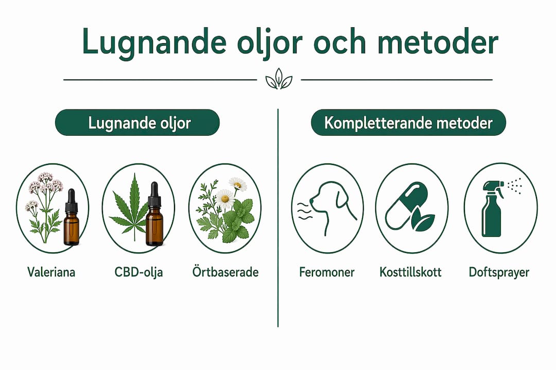 Översikt: Jämförelse mellan lugnande oljor och andra avslappningstekniker