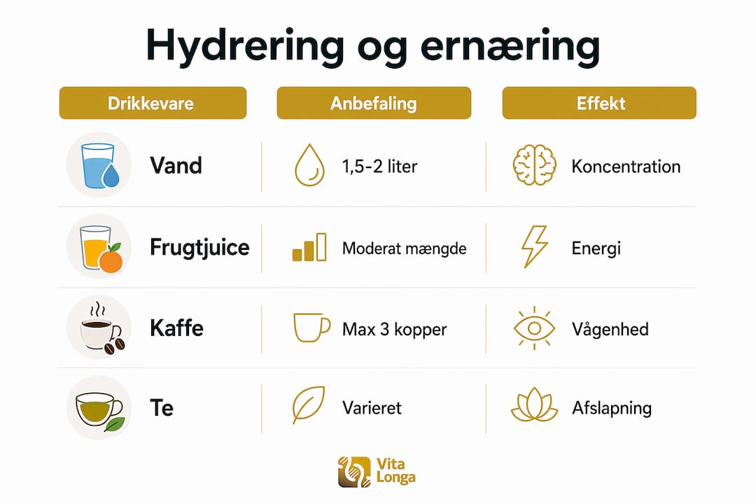 Oversigt: Sådan får du styr på mad og væske i hverdagen