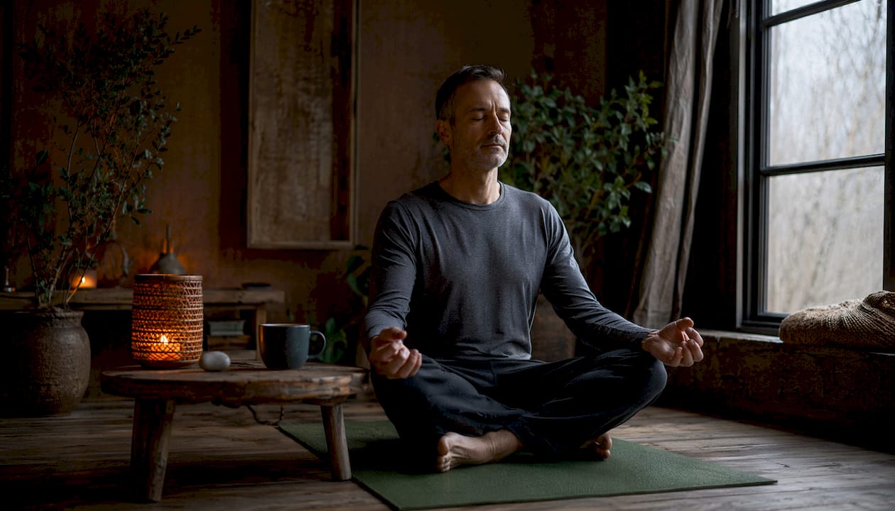 Hitta din inre balans med meditation i en rofylld miljö