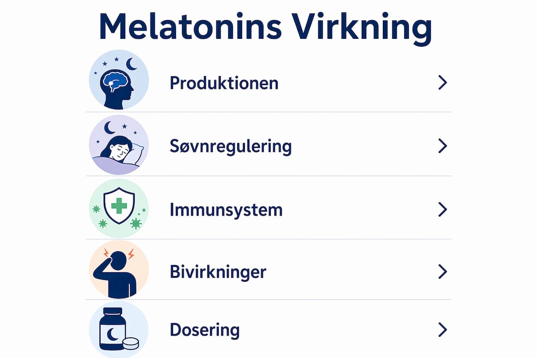 Grafisk oversigt: Sådan virker melatonin – og sådan bruger du det
