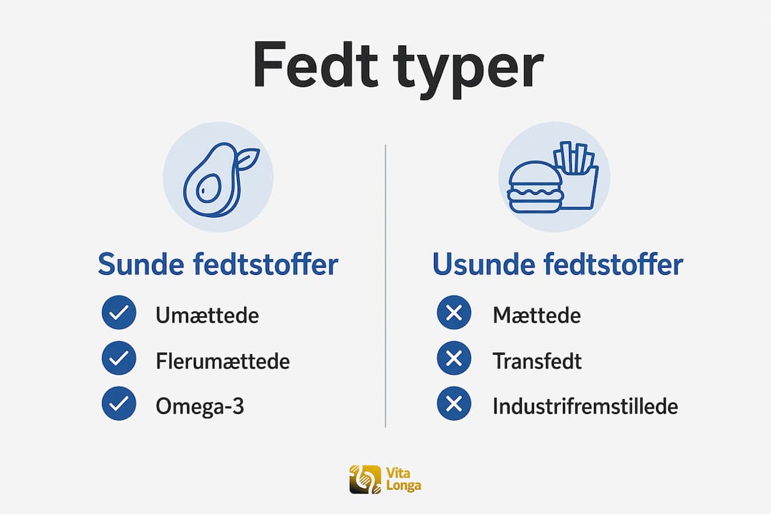 Infografik: Få styr på de sunde og usunde fedttyper