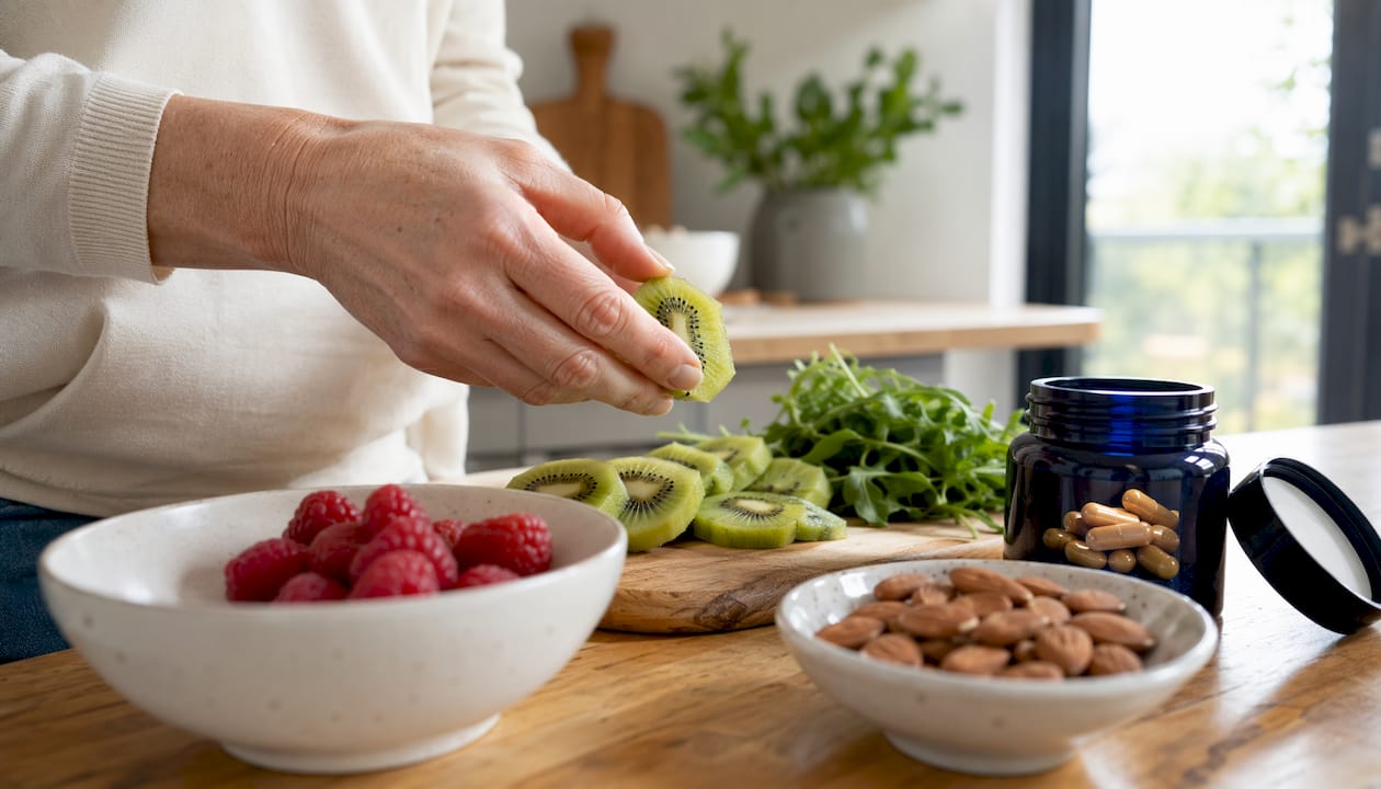 Nyskördade, antioxidantboostande råvaror på matbordet