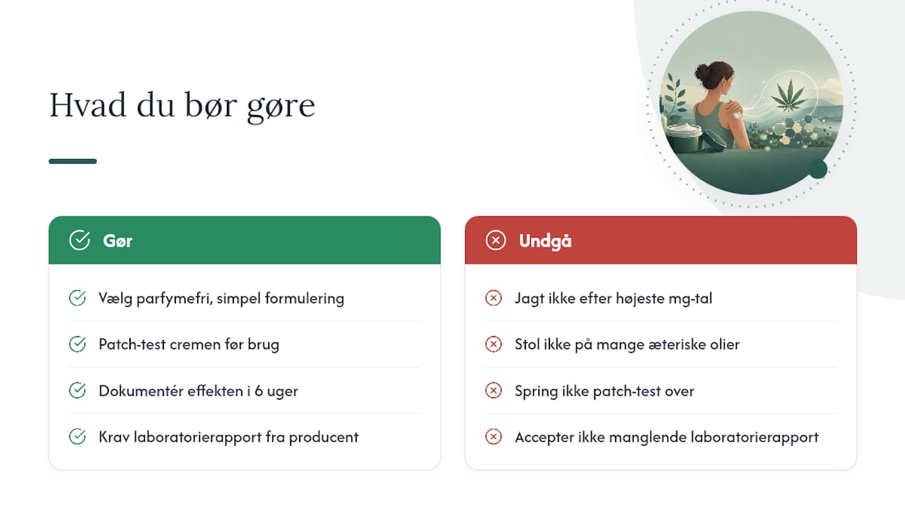 Hvad forskningen egentlig fortæller dig om at prøve CBD-creme — overview diagram