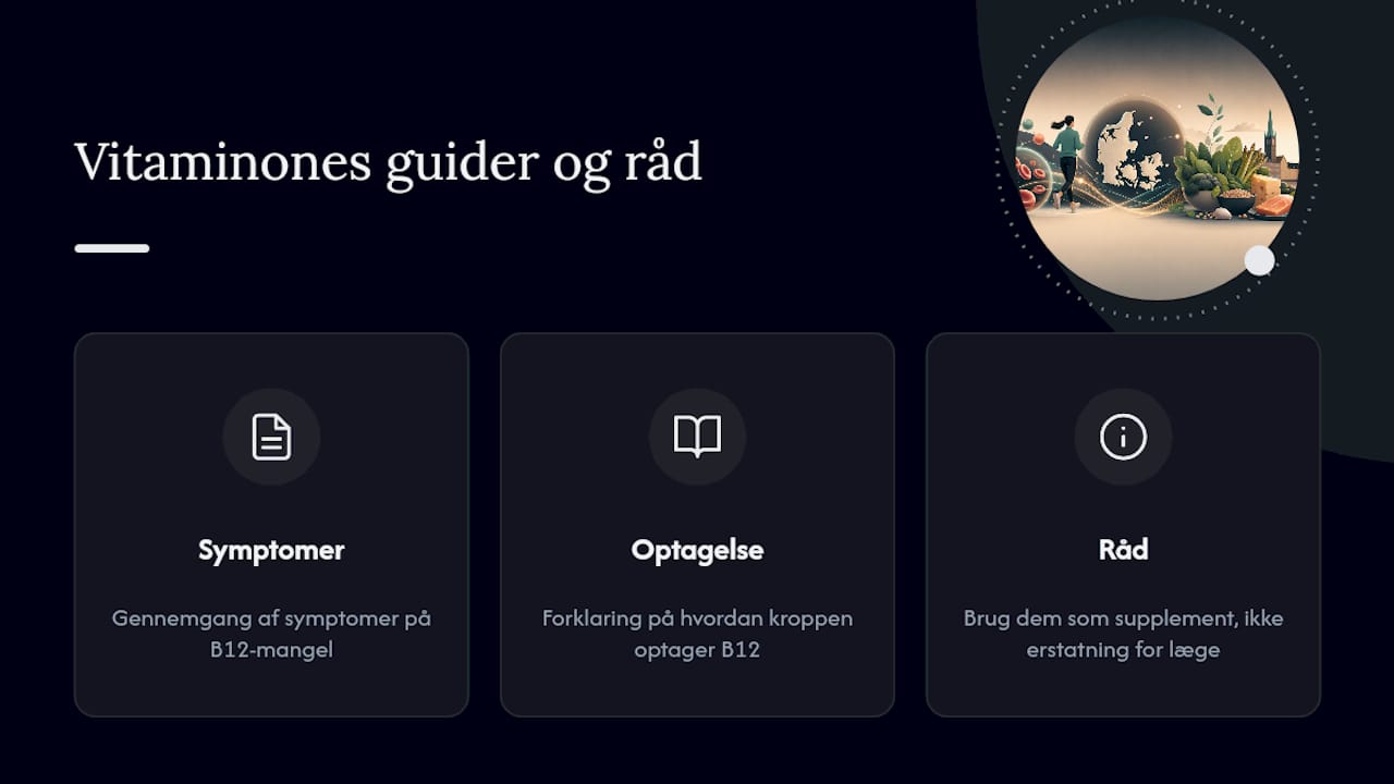 Vitaminones ressourcer til dig, der vil vide mere — overview diagram