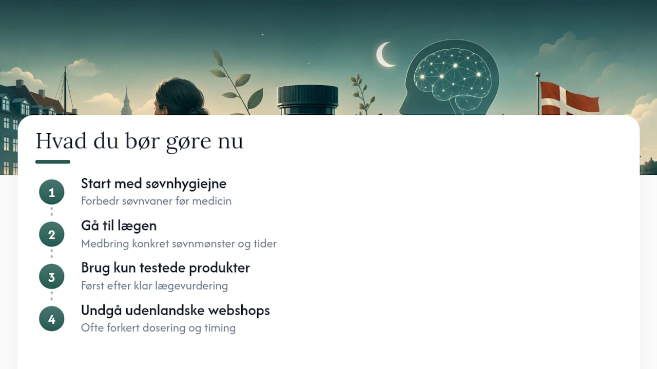 Hvad bør du egentlig gøre nu? — overview diagram