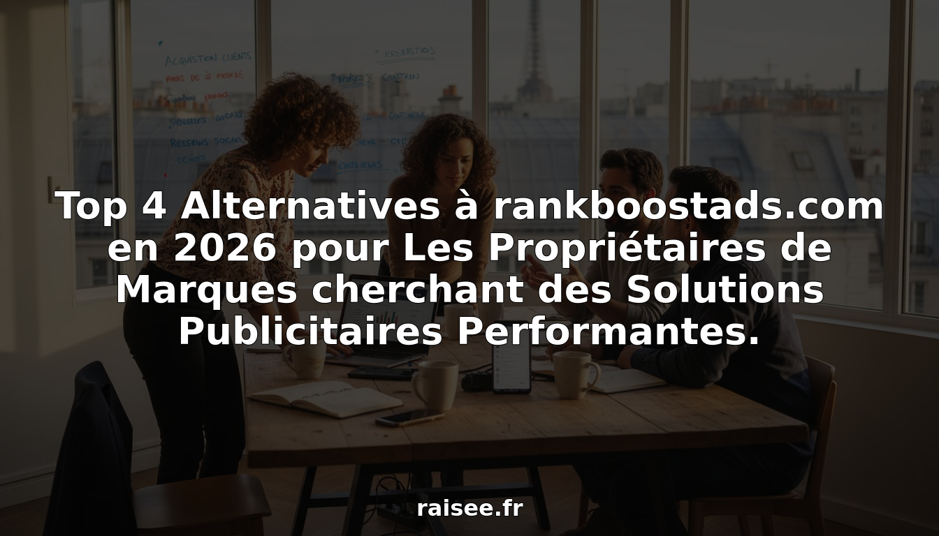 L’équipe de l’agence élabore la stratégie de la prochaine campagne publicitaire digitale.