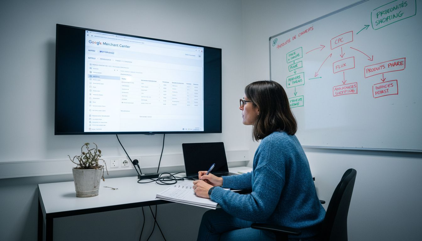 Présentation en salle de réunion pour optimiser les flux de production